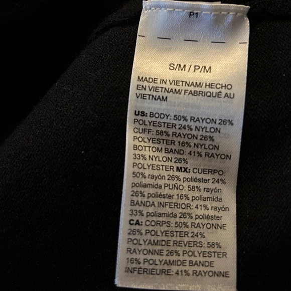 Chico’s Colorblock Open Front Ruana Size S/M - Picture 4 of 4